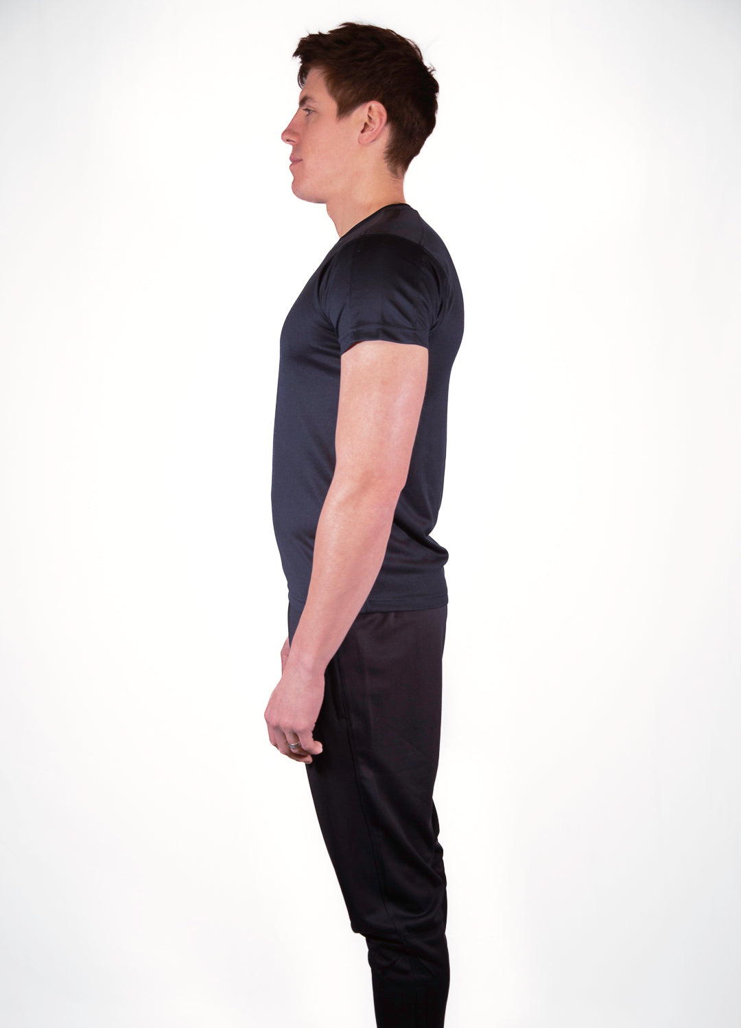 Black Active Mens T-Shirt