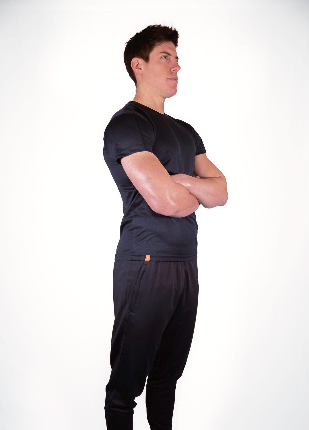 Black Active Mens T-Shirt