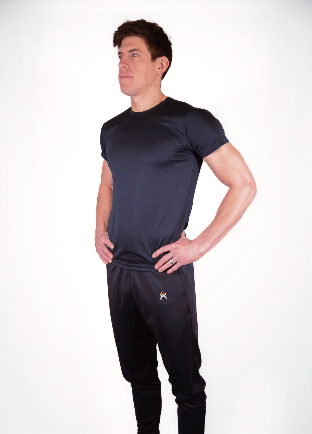 Black Active Mens T-Shirt