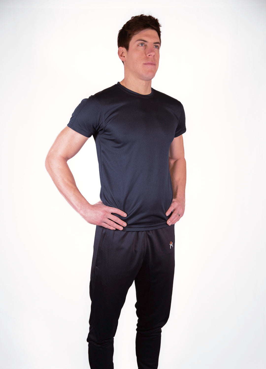 Black Active Mens T-Shirt