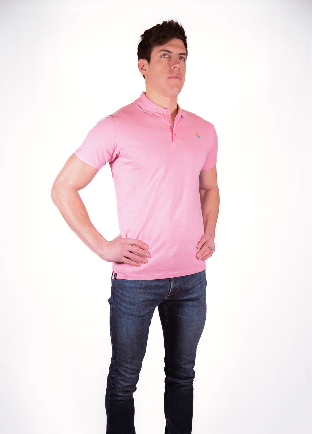 Men's Polo Shirt - Pink