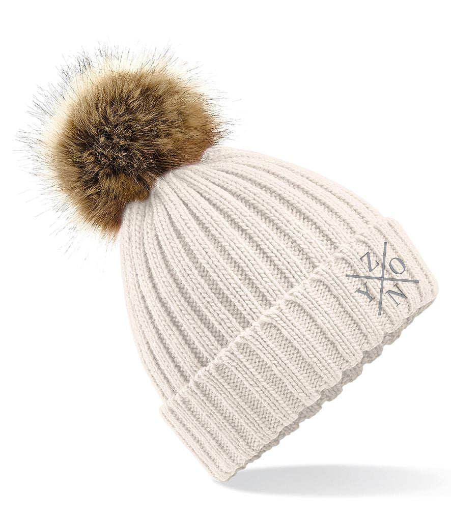 Chunky Winter Pop Pom Beanie CT005